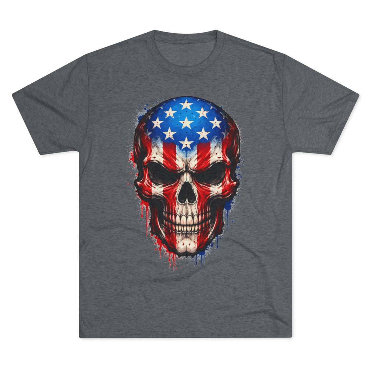 American Flag Skull T-Shirt — FUBAR Graphic Tee