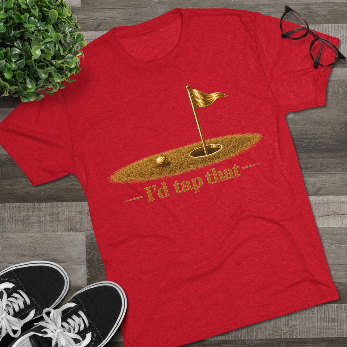 "I'd Tap That" with Skull Cigar FUBAR Back Graphic