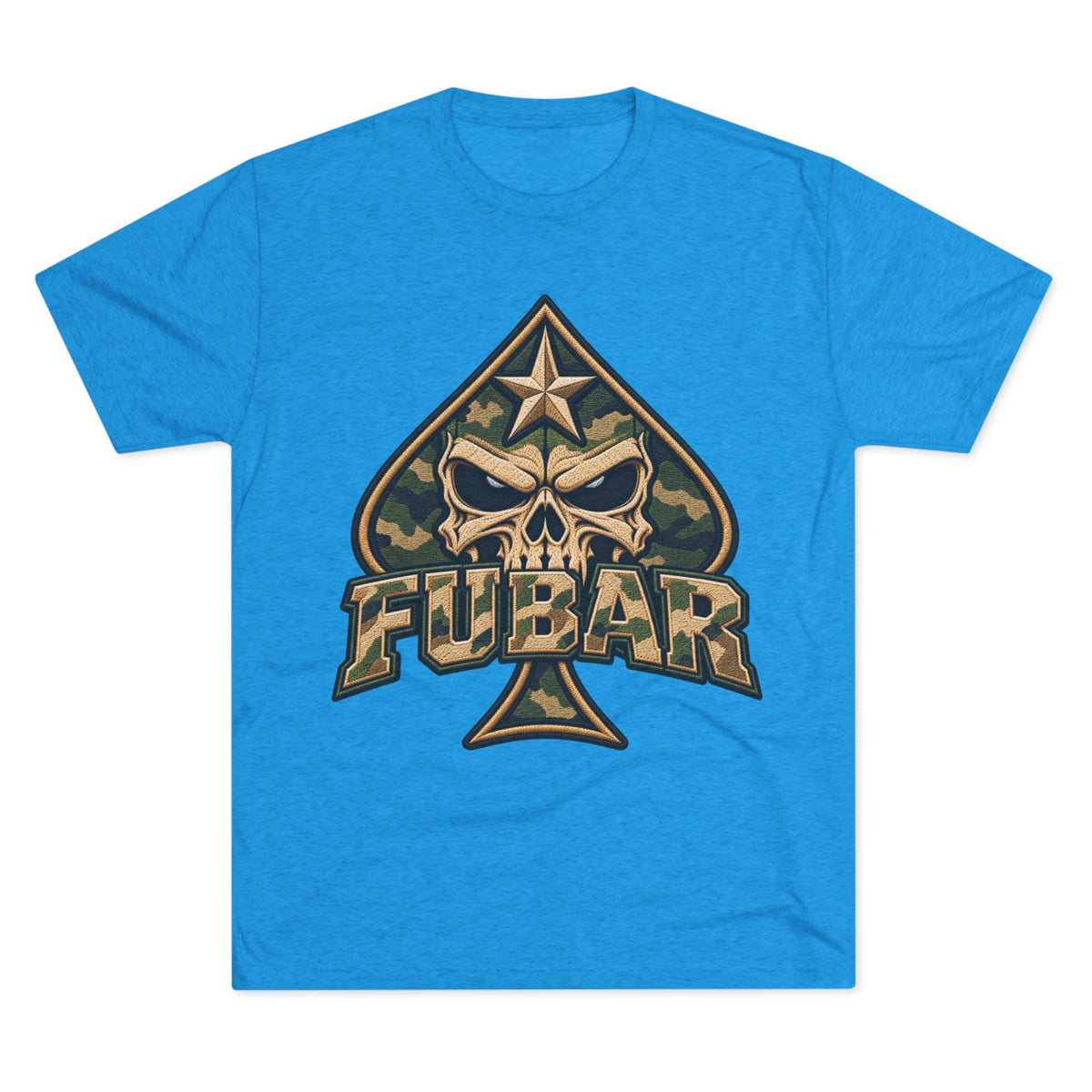 Military Ace Spade Graphic Shirt