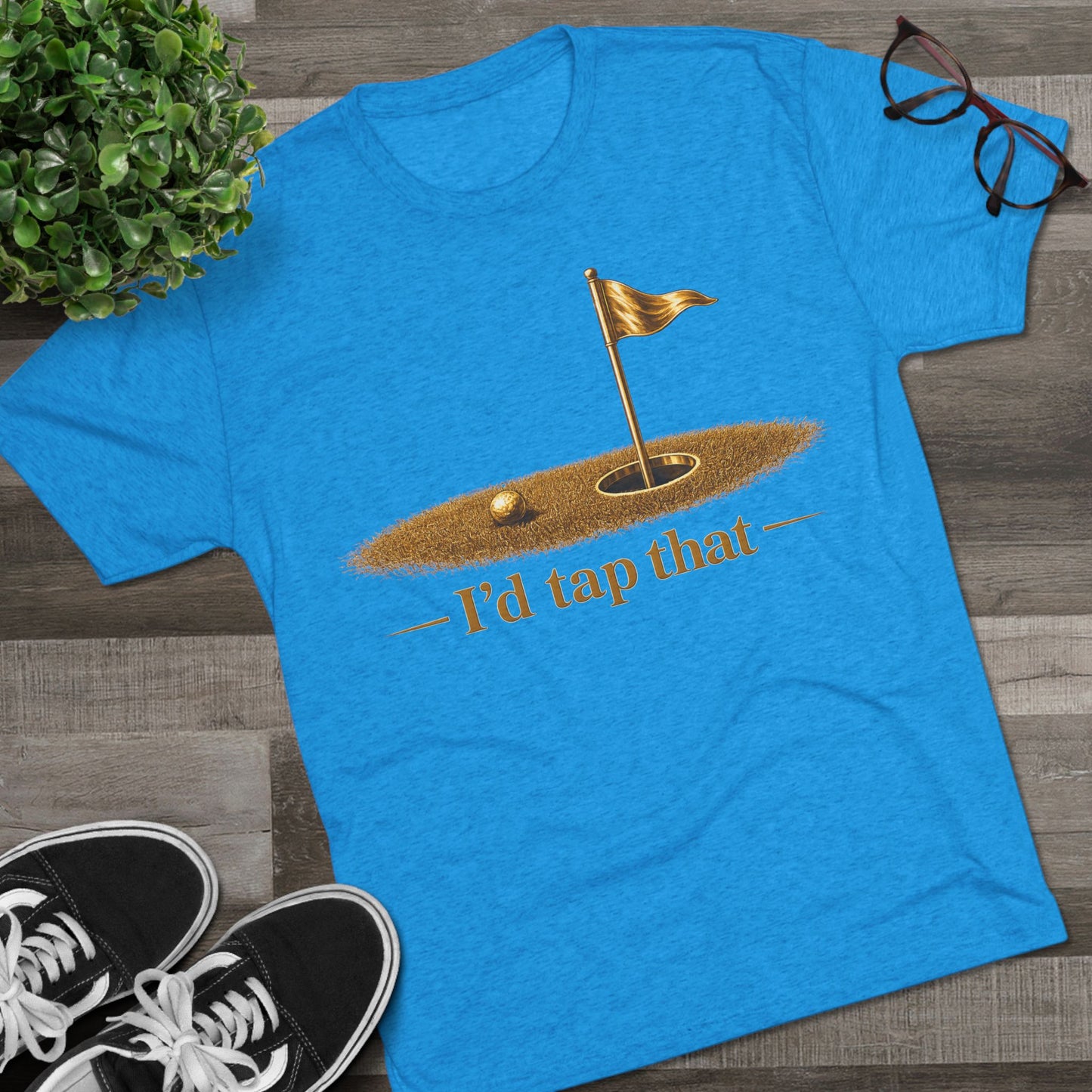 "I'd Tap That" with Skull Cigar FUBAR Back Graphic