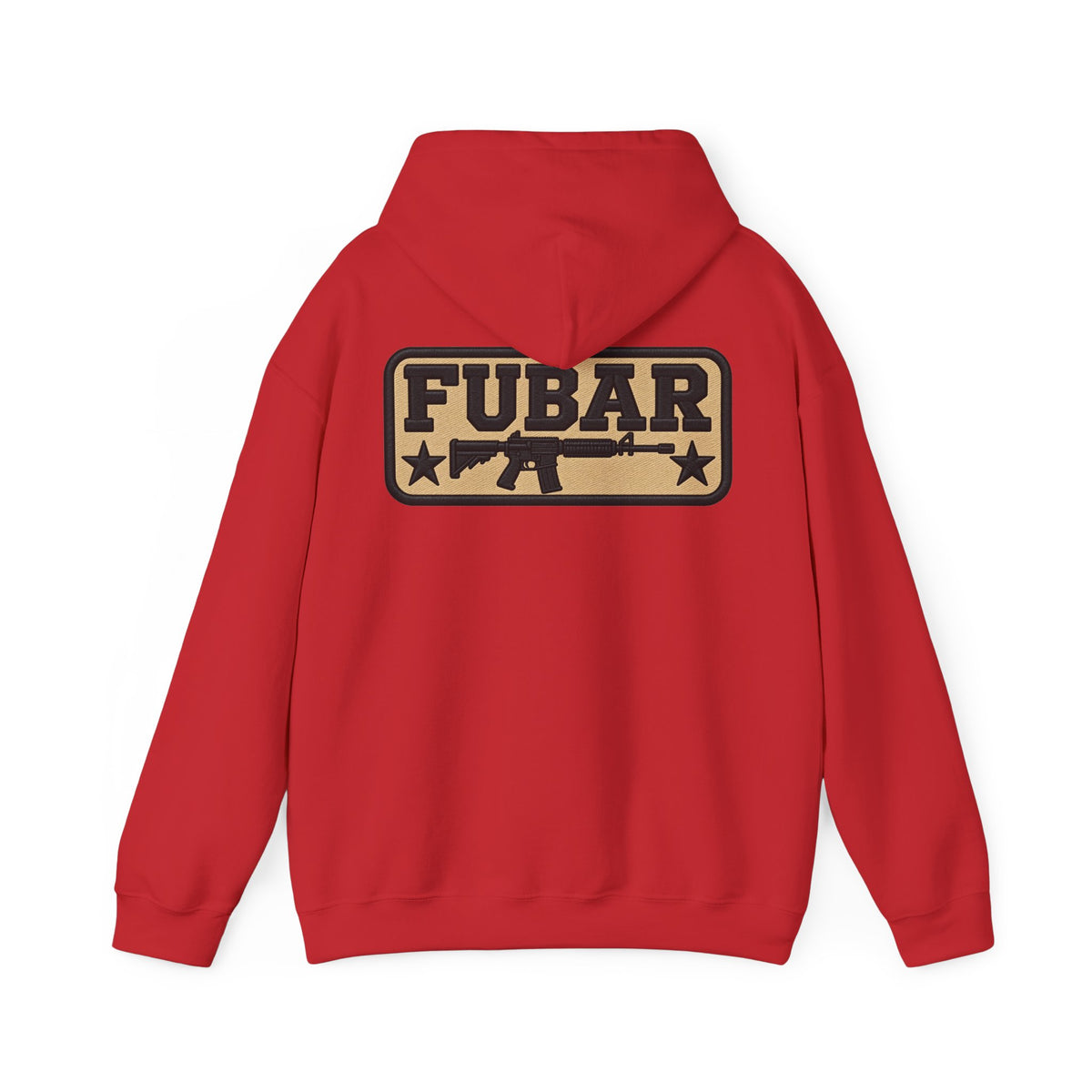 FUBAR Skull Hoodie – Tactical Skull & Rifle Graphic Pullover