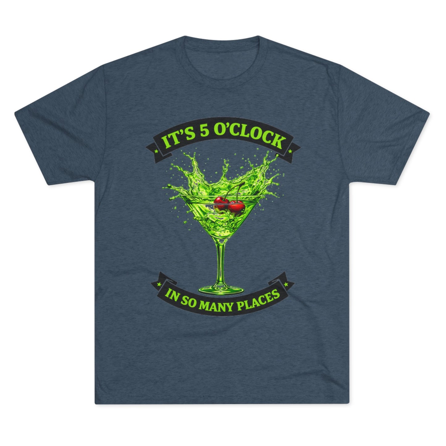 "It's 5 O'Clock in So Many Places" Green Martini