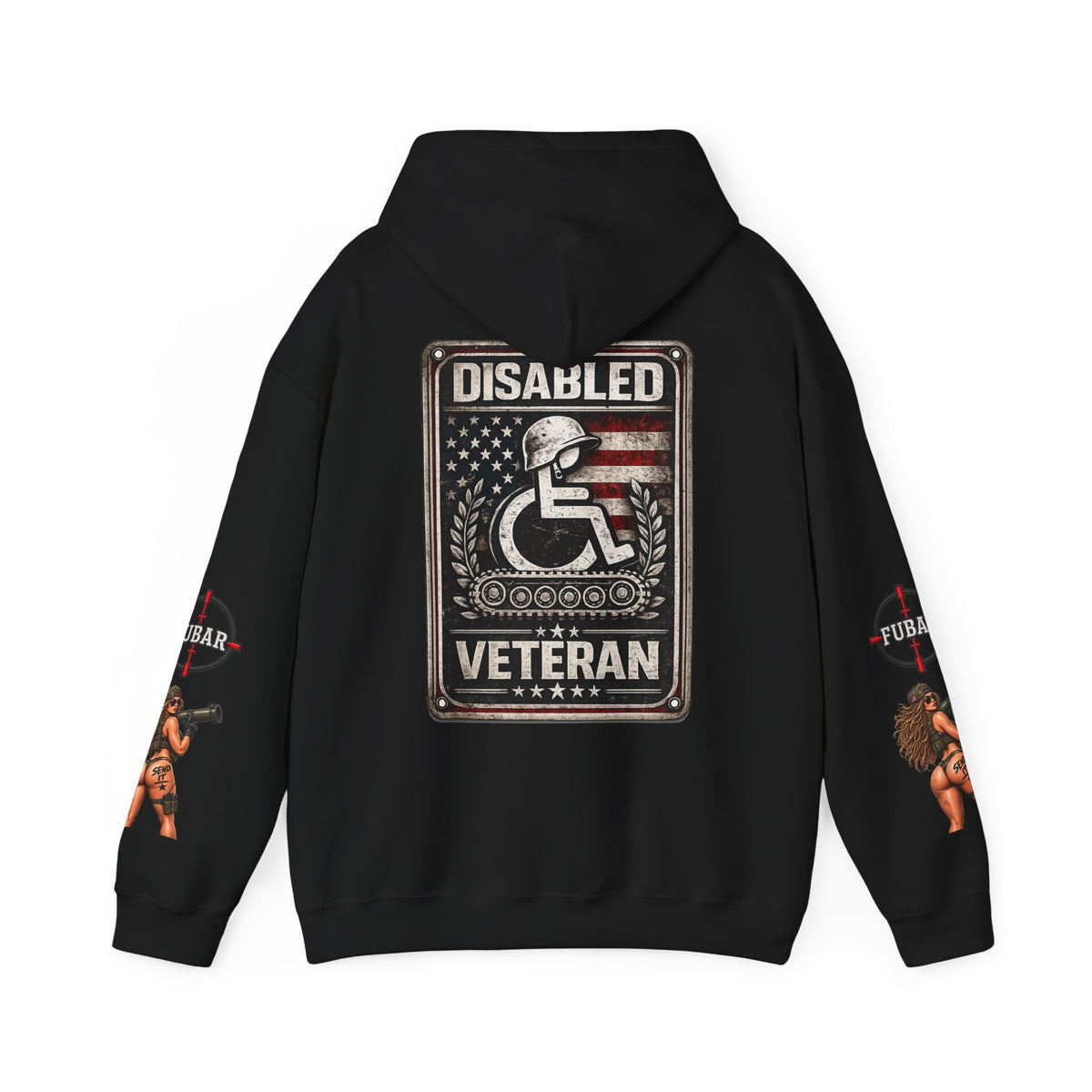 Disabled Veteran Hoodie — FUBAR Fashion "Dress Accordingly"