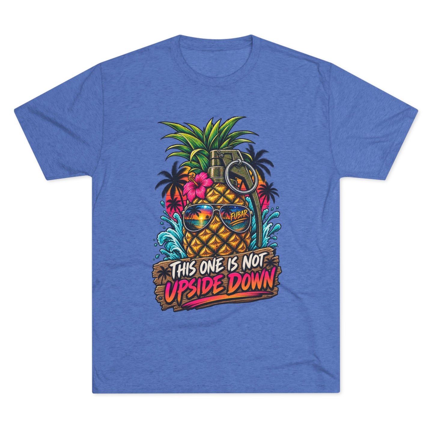 Pineapple Grenade Tee "This One Is Not Upside Down"