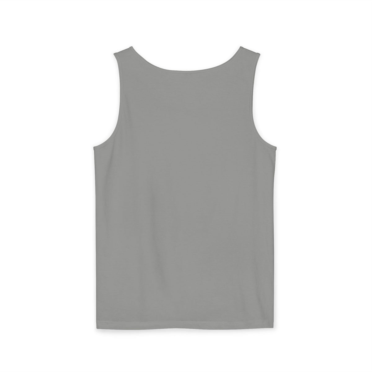 FUBAR Skull Tank Top — Cigar-Smoking Skull with Trucker Hat & Rifle Logo