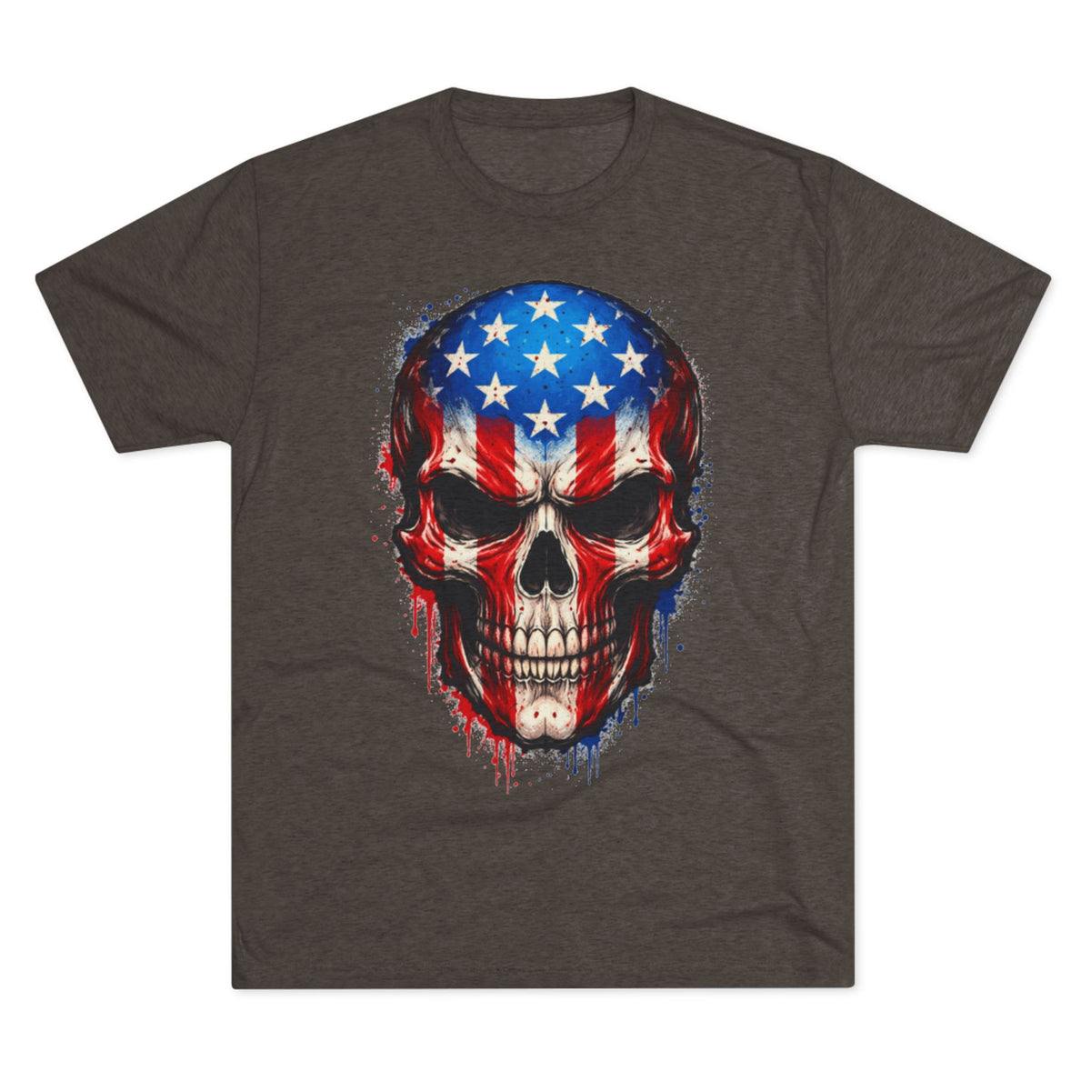 American Flag Skull T-Shirt — FUBAR Graphic Tee