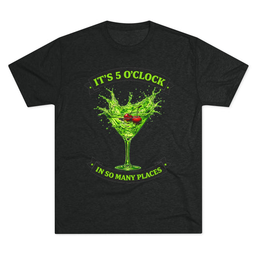 "It's 5 O'Clock in So Many Places" Green Martini
