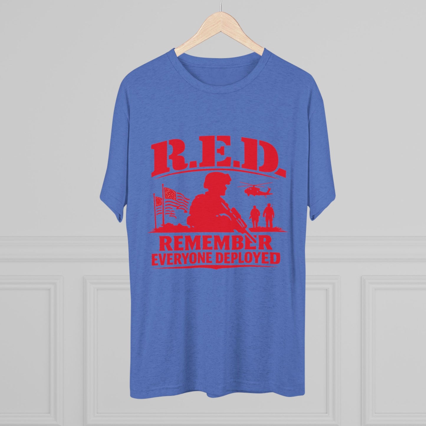 Remember Everyone Deployed (R.E.D.) Military Tribute (T-Shirt)