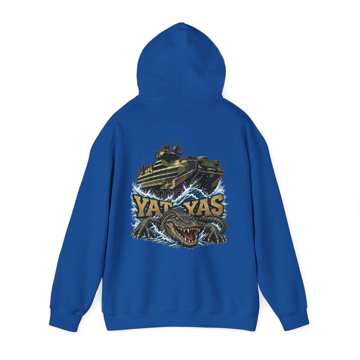 FUBAR Tactical Hoodie — "YAT YAS on Back" Graphic Pullover