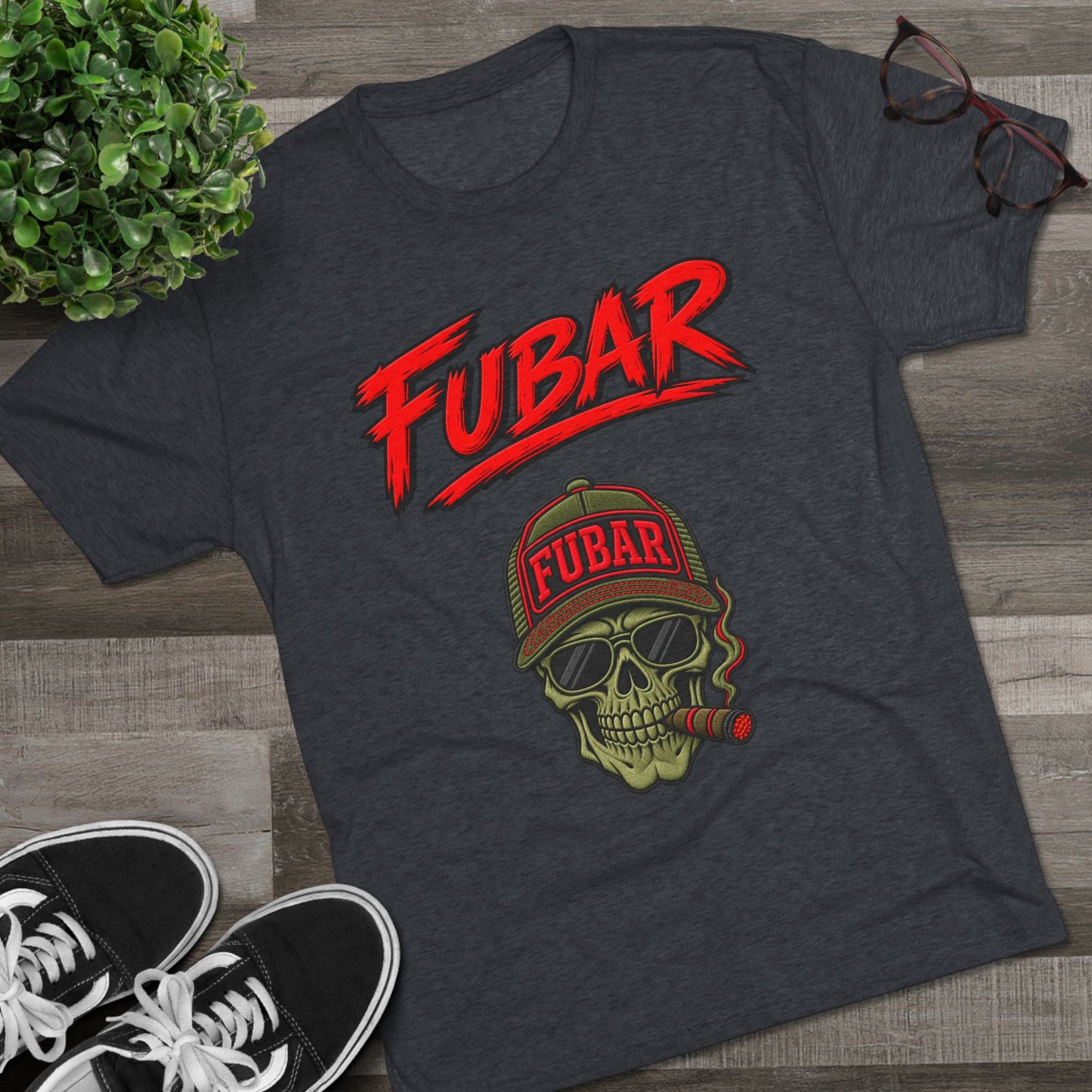 FUBAR Skull & Crest Tee