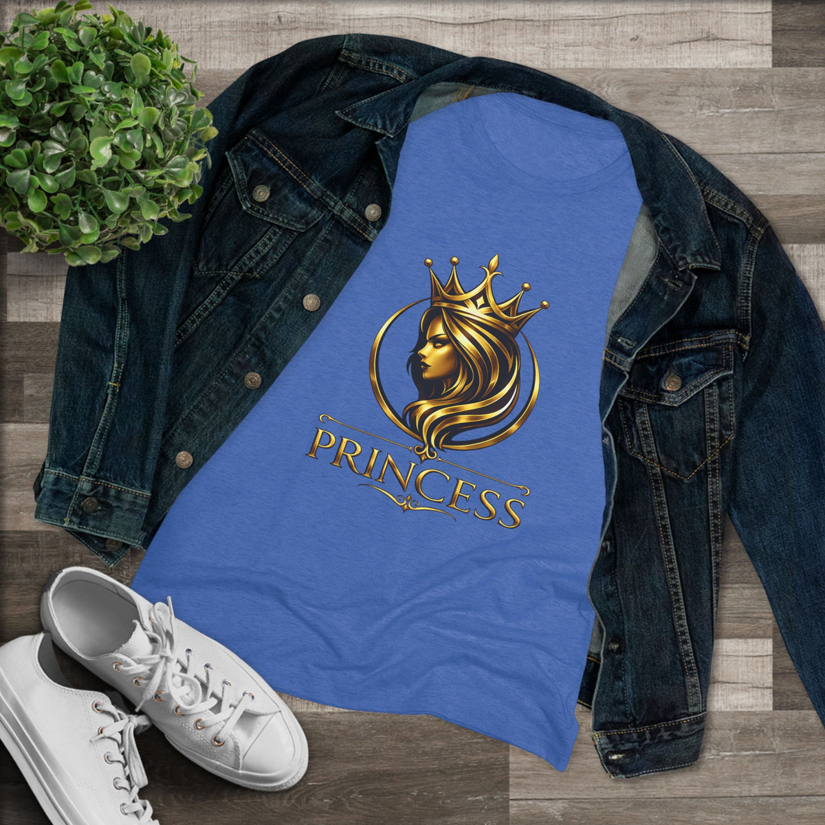 Women's Princess Gold Crown (T-Shirt)