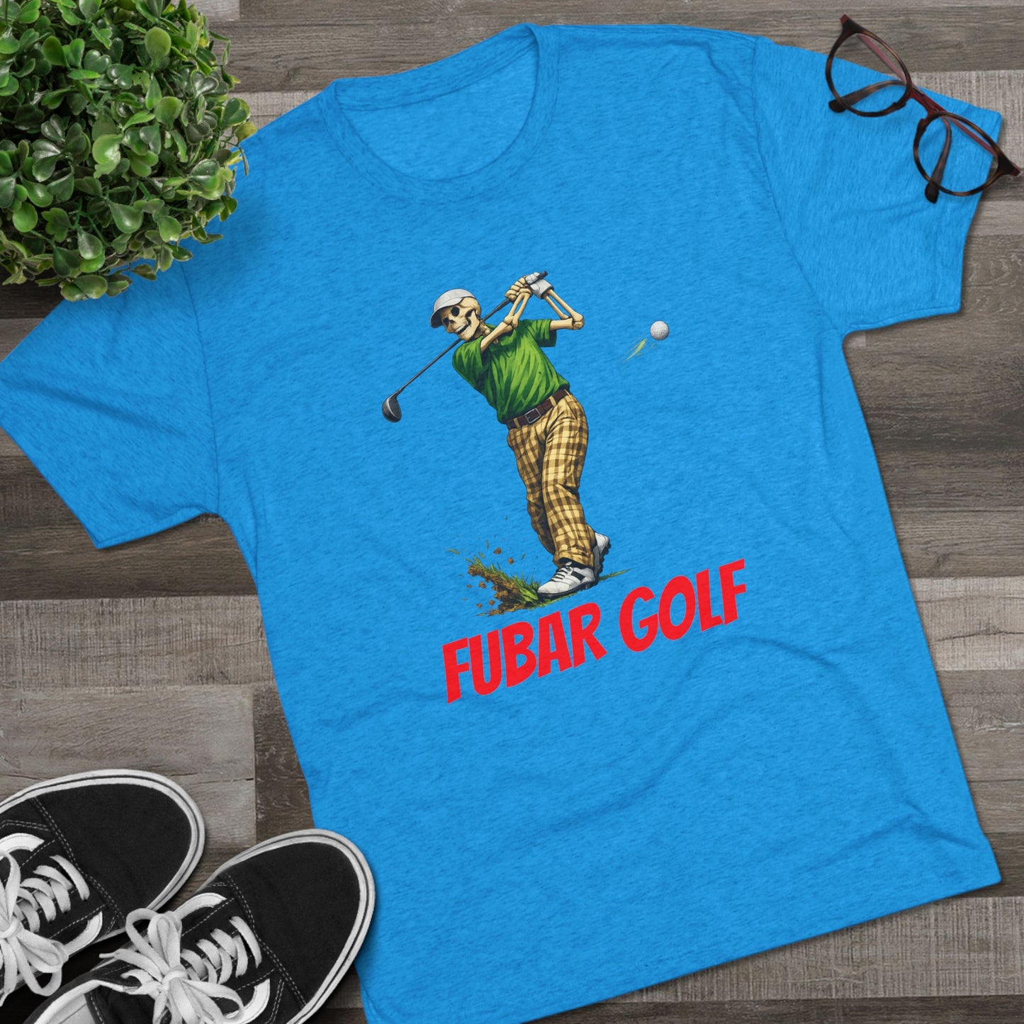 'FUBAR Golf' Vintage Golfer Graphic Tee