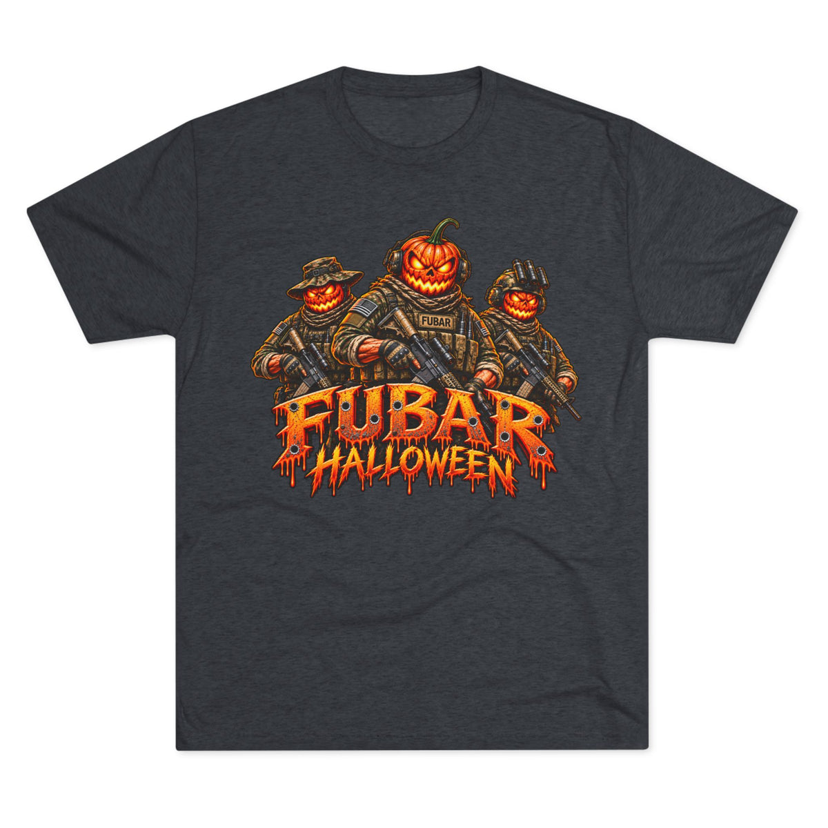 Halloween FUBAR Pumpkin Soldiers T-Shirt
