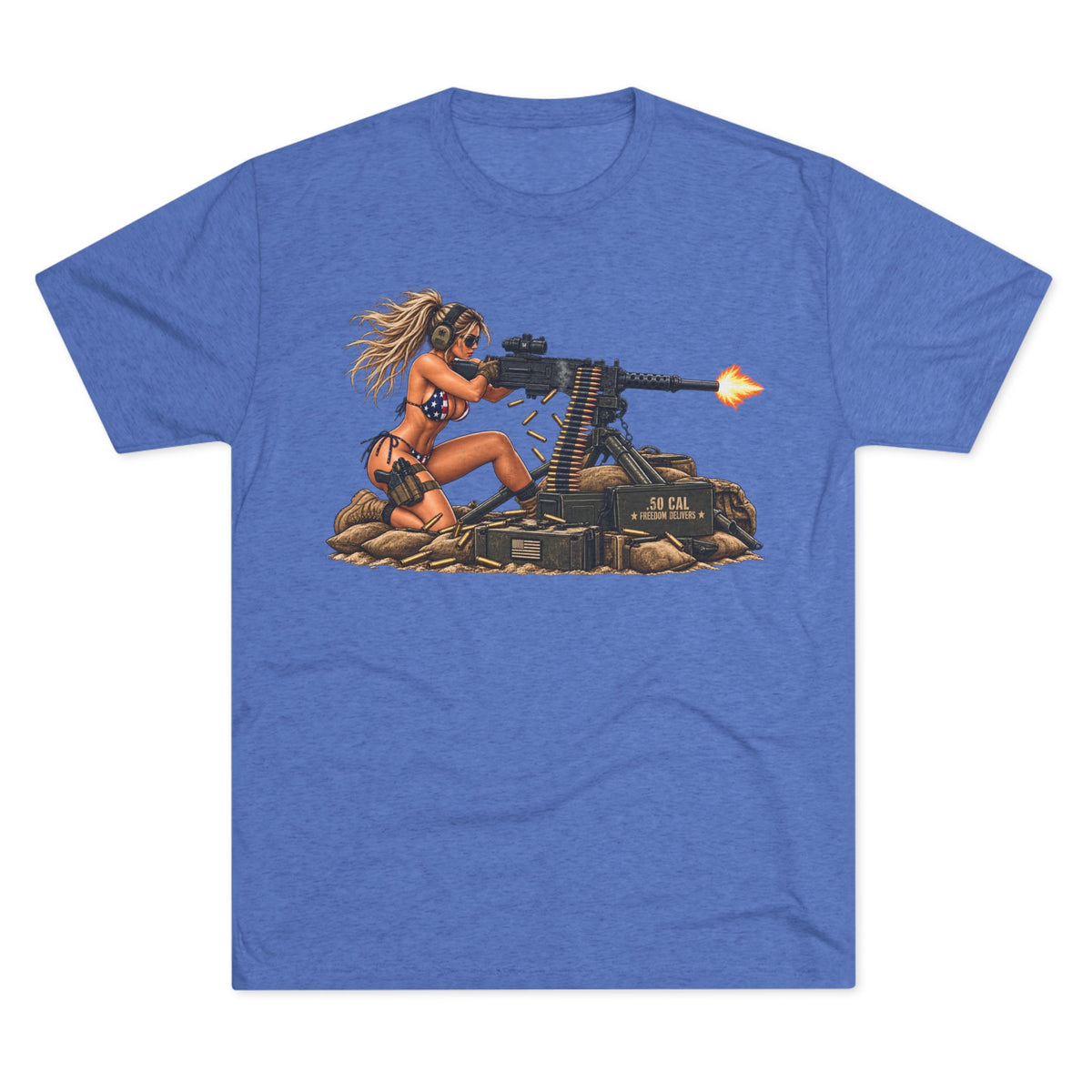 Machine Gun Pin-Up T-Shirt