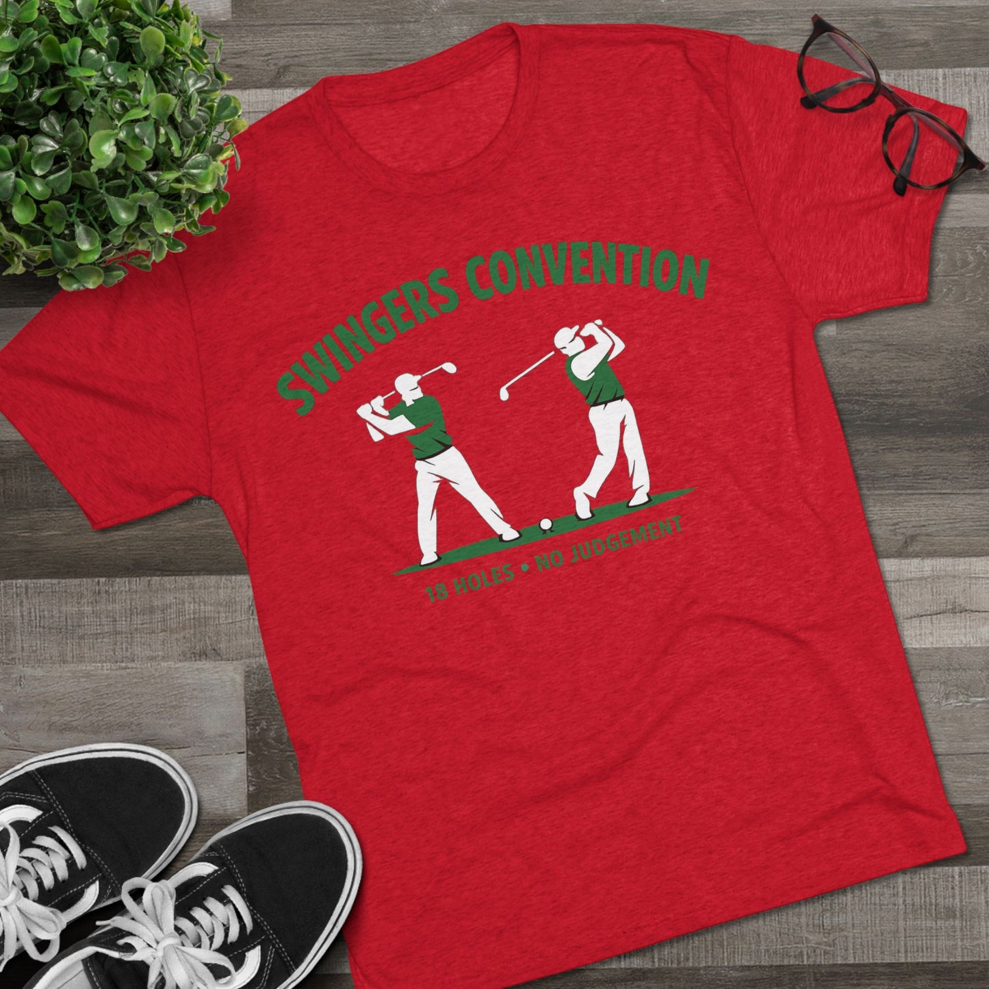 “18 Holes • No Judgement” Funny Golf Shirt