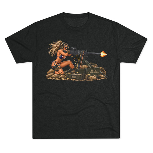 Machine Gun Pin-Up T-Shirt
