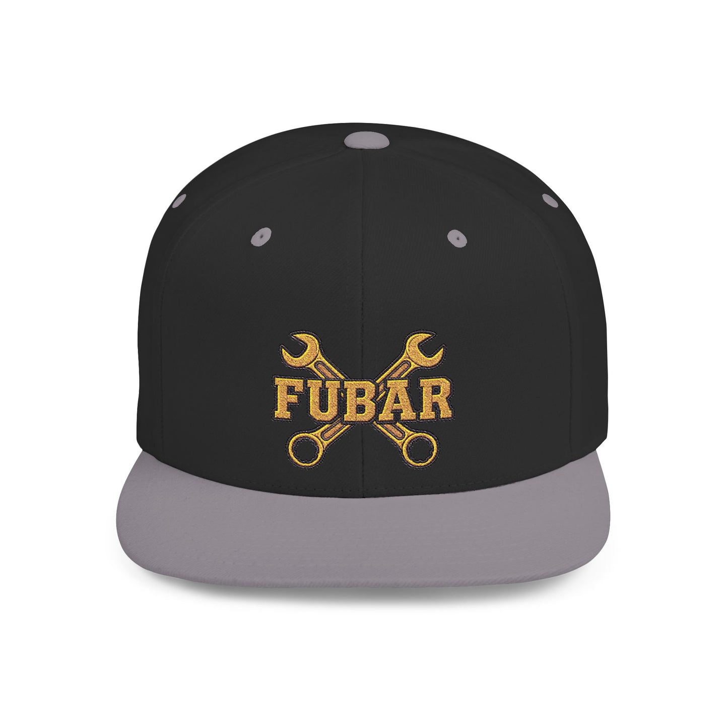 FUBAR Wrench Logo Flat-Bill Cap