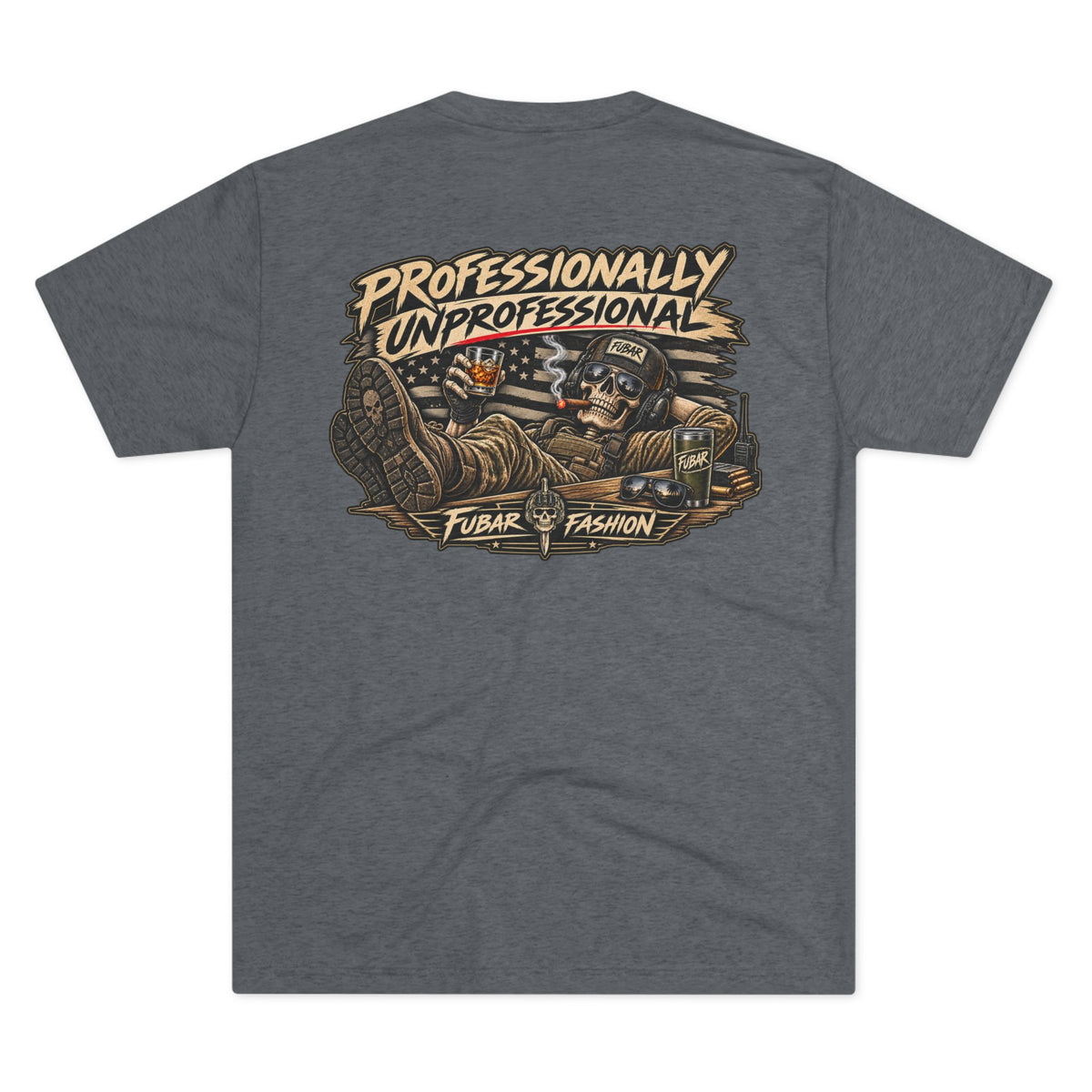 "Professionally Unprofessional" Graphic Crew Shirt