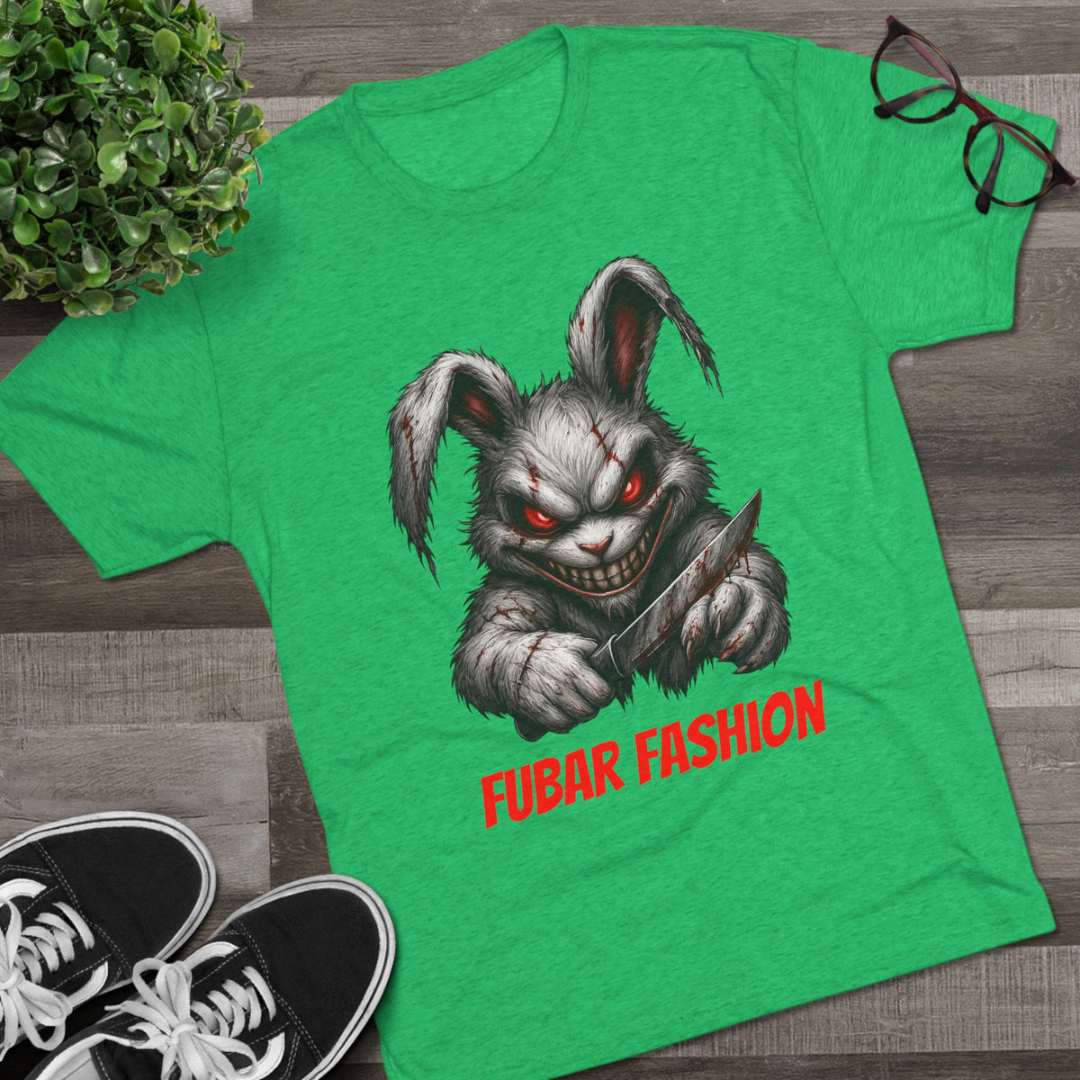 FUBAR Fashion Horror Bunny T‑Shirt