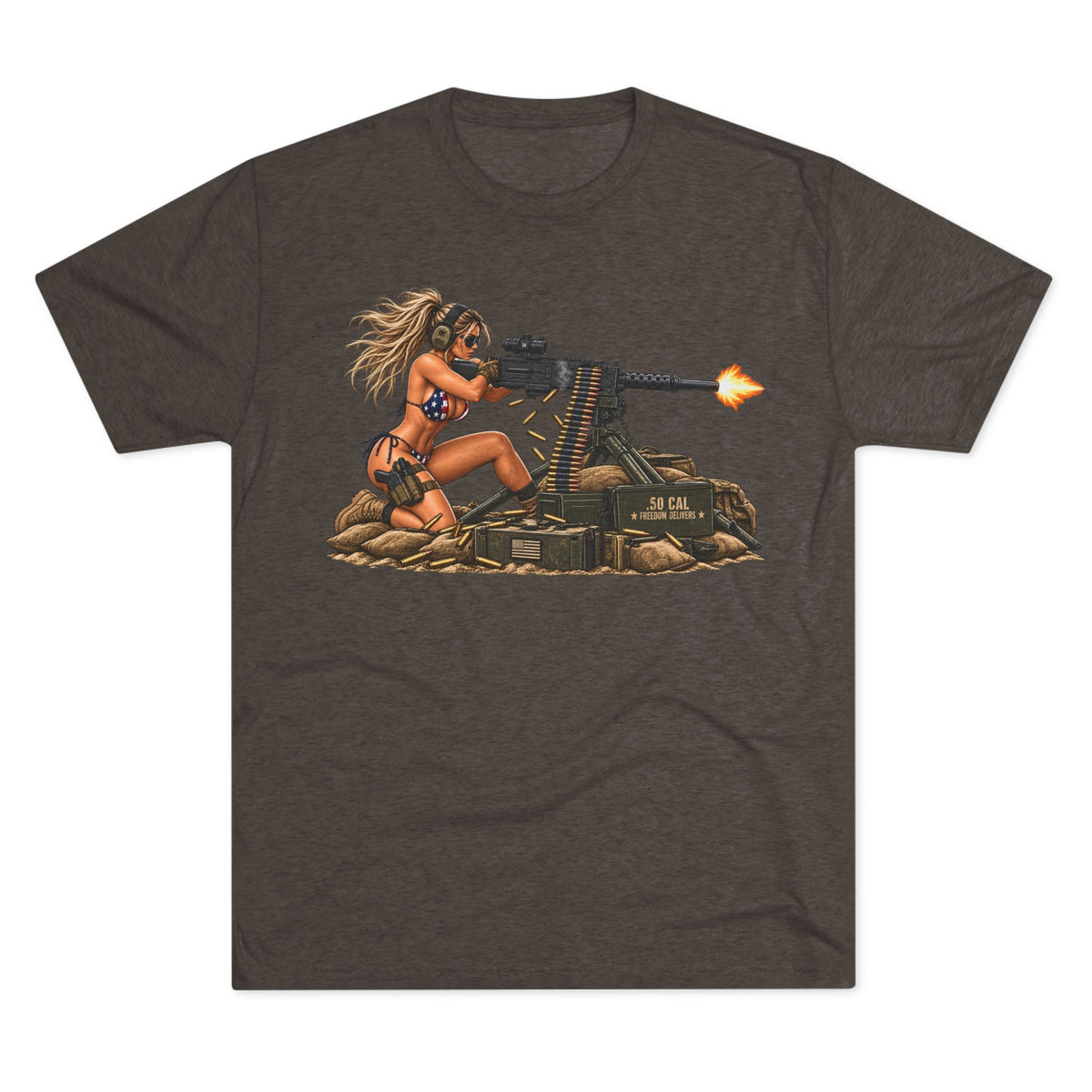 Machine Gun Pin-Up T-Shirt