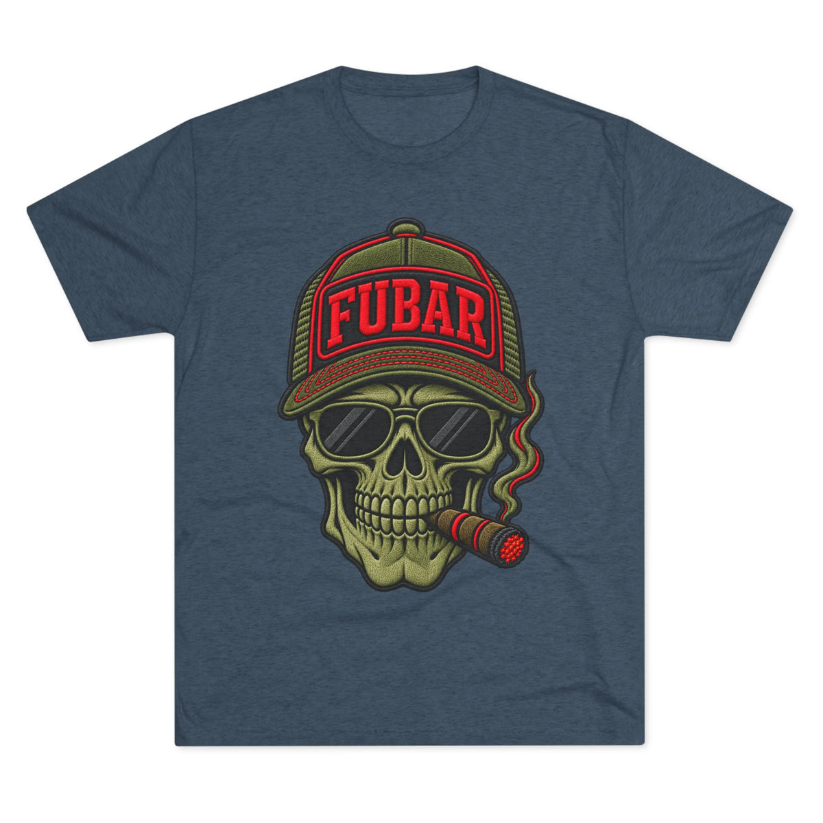 'Same People Different Battles' Patriotic Skull T-Shirt