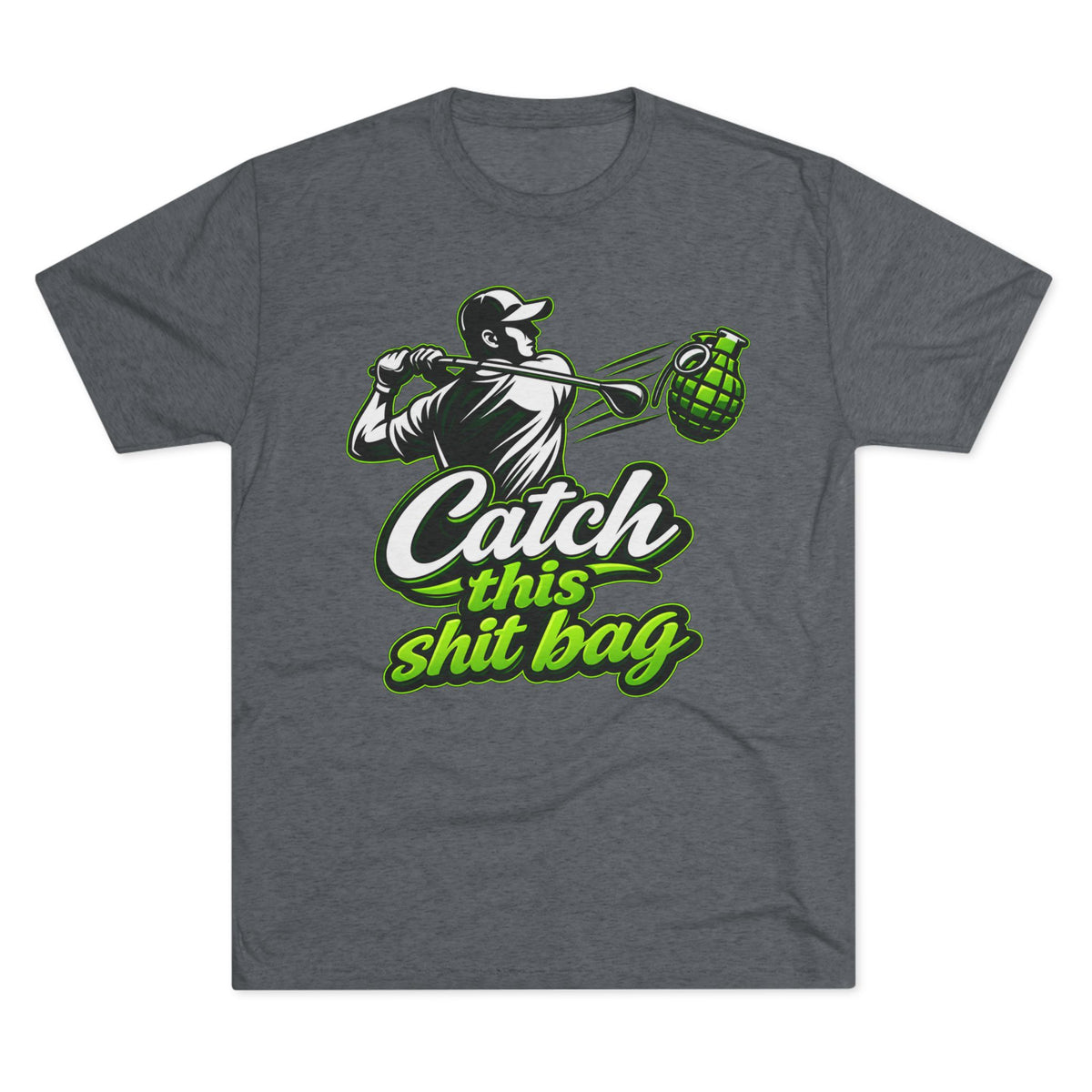 Catch This Shit Bag Baseball Tee