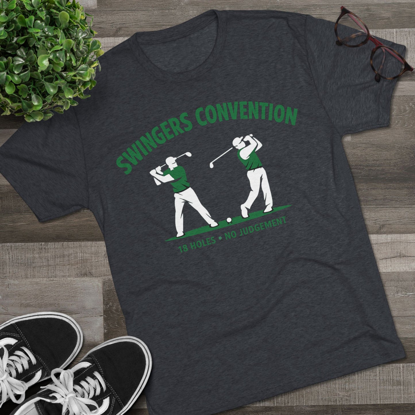 “18 Holes • No Judgement” Funny Golf Shirt