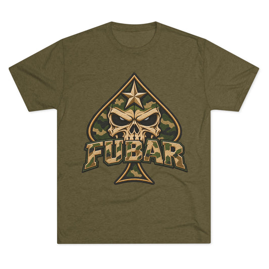 Military Ace Spade Graphic Shirt