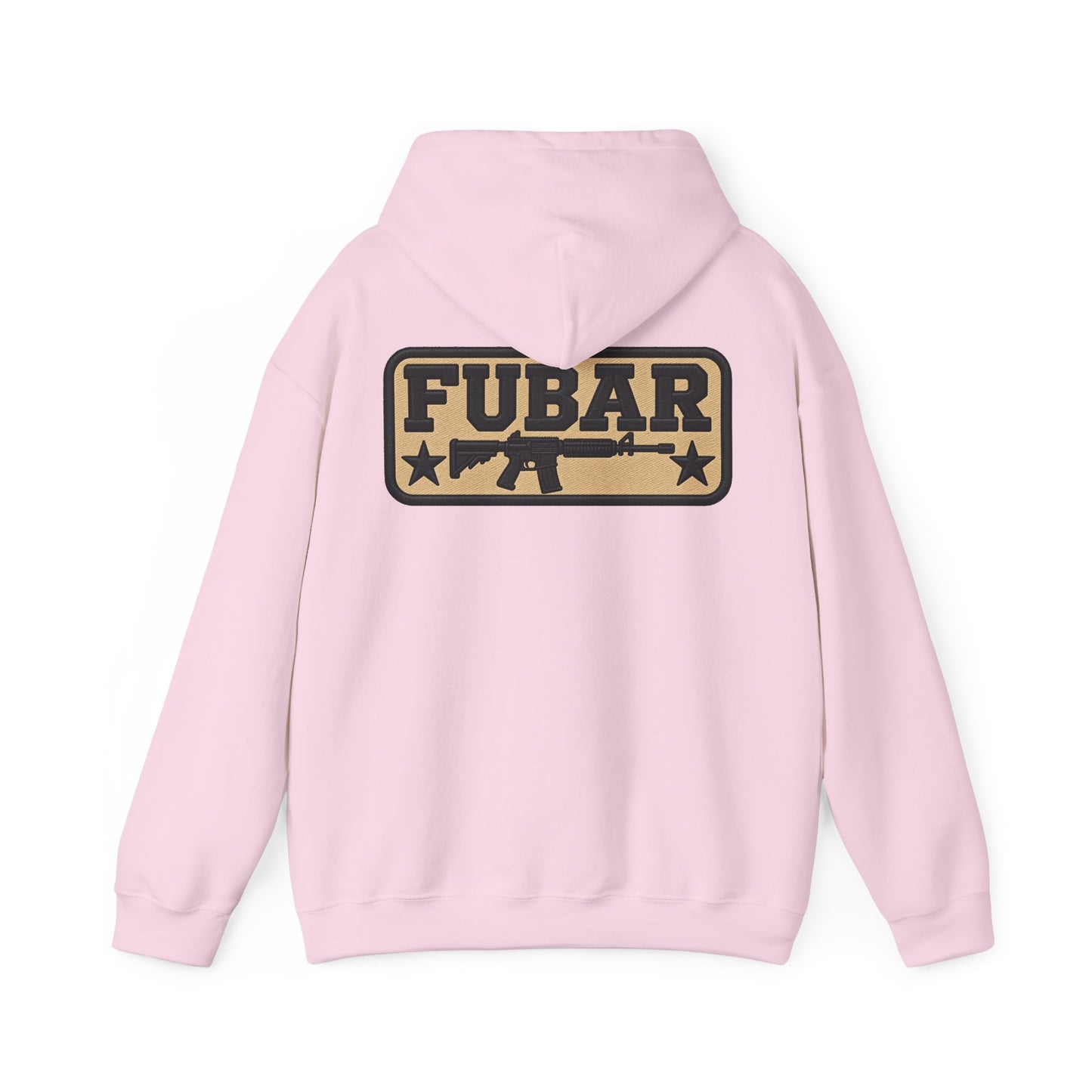 FUBAR Skull Hoodie – Tactical Skull & Rifle Graphic Pullover