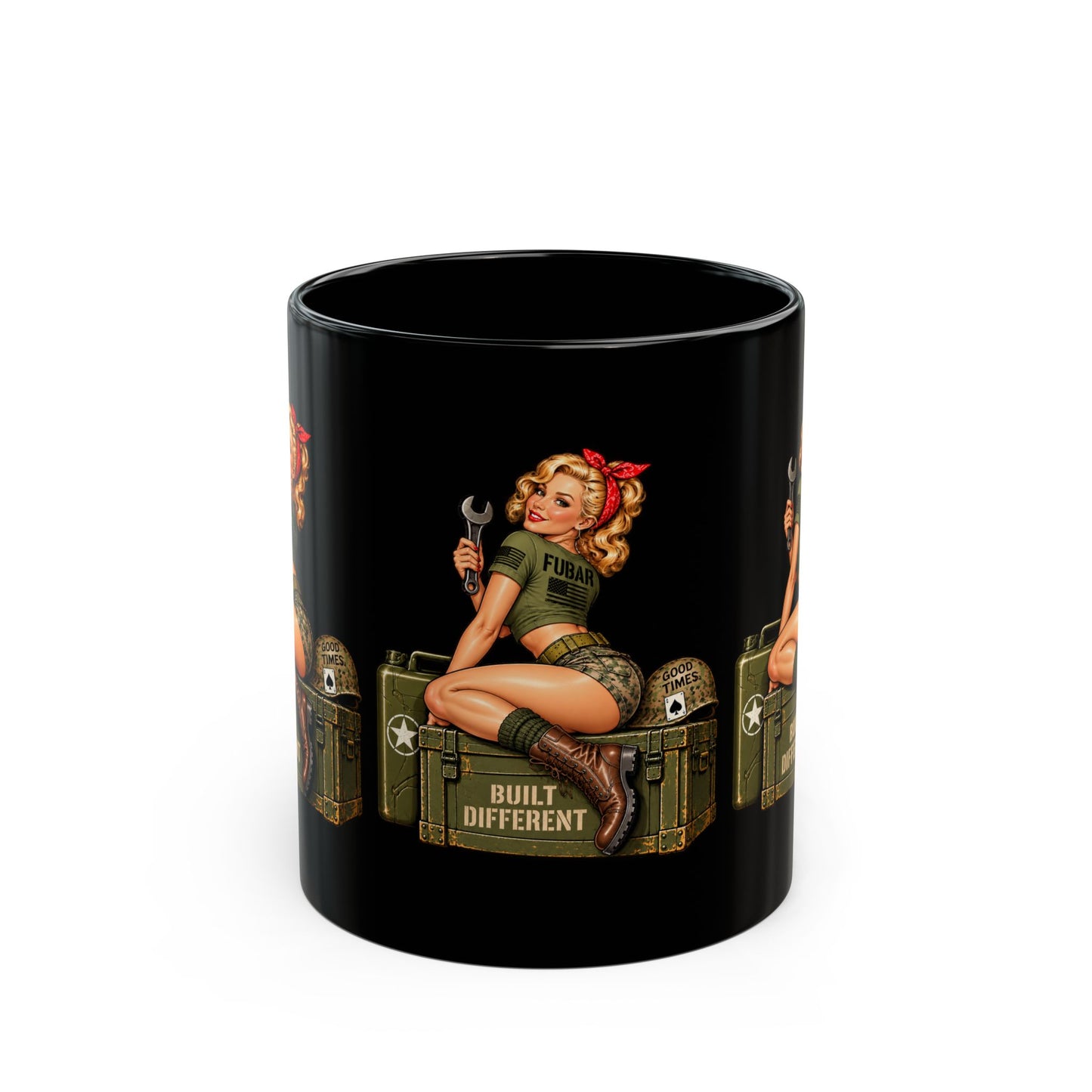 Built Different Pin-Up Mug