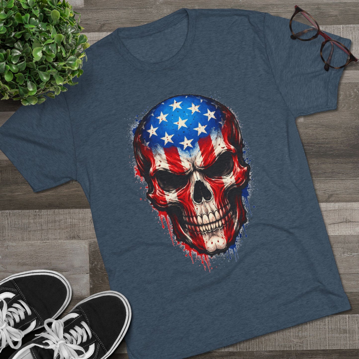 Patriotic Skull (T-Shirt)