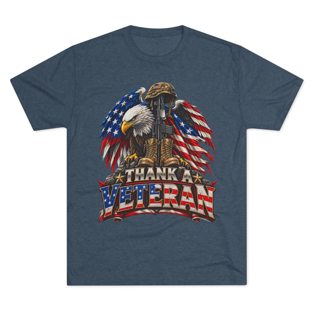 "Thank a Veteran" Eagle & Helmet Americana