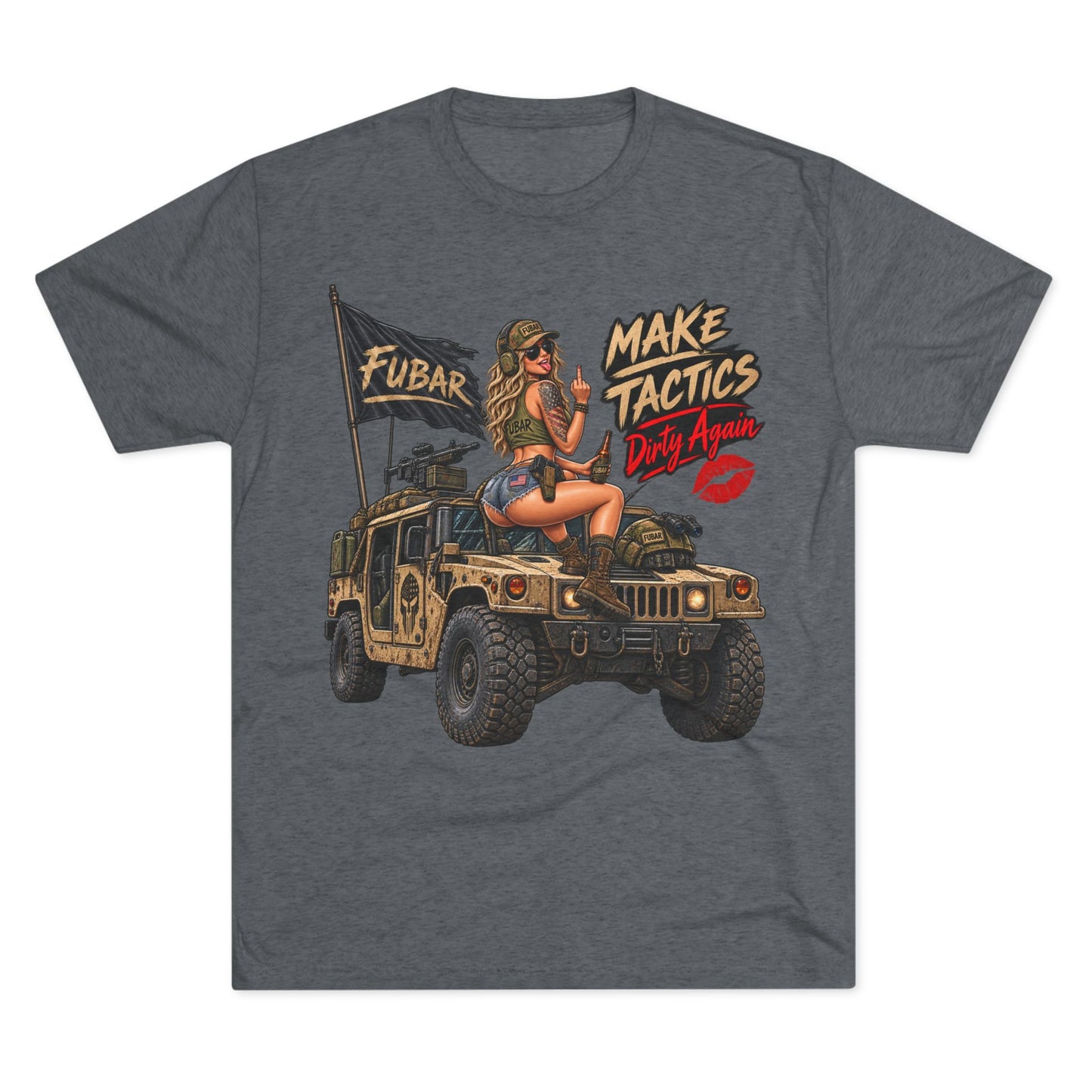 FUBAR Military Humvee Pinup Shirt
