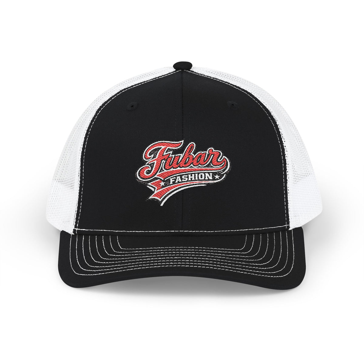 Richardson Trucker Cap — "Fubar Fashion" Embroidered Snapback