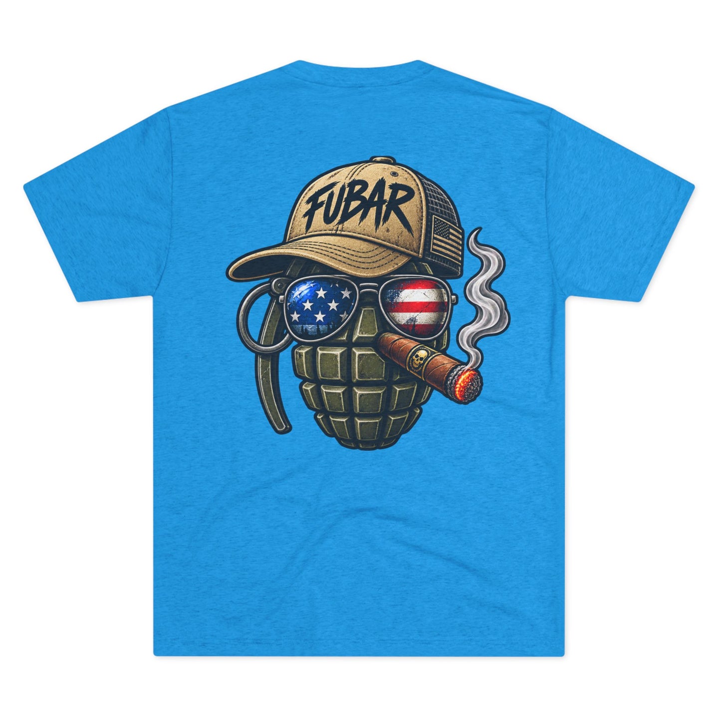 Vintage Pin-Up Soldier & 'FUBAR' Grenade Design
