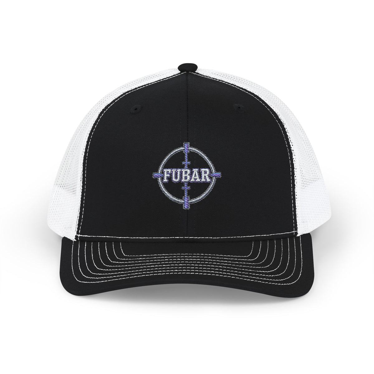 Richardson FUBAR Target Snapback Trucker Cap (Embroidered)