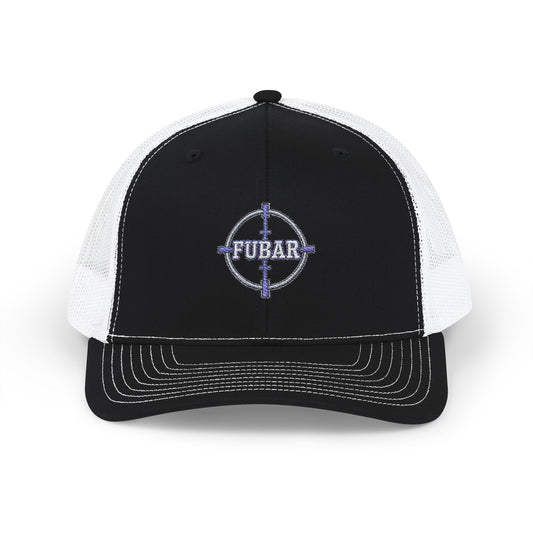 Richardson FUBAR Target Snapback Trucker Cap (Embroidered)