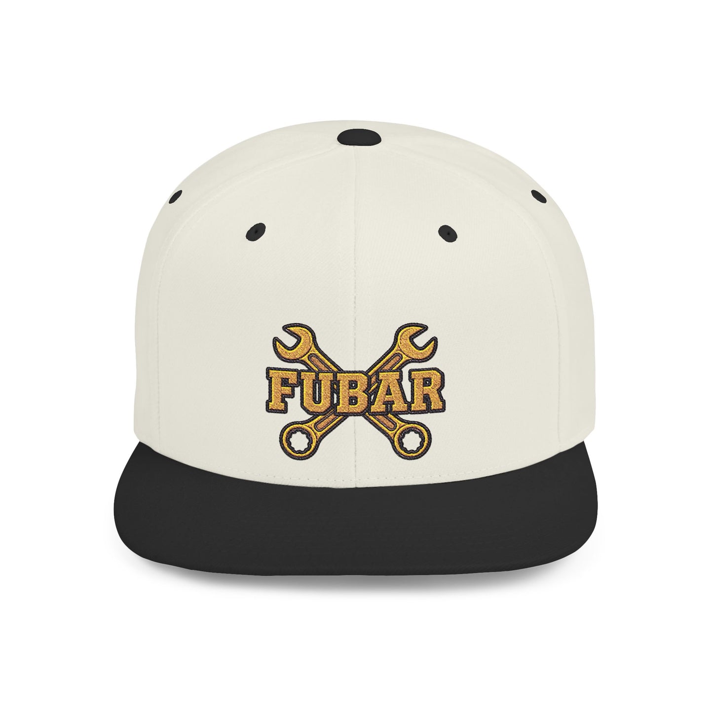 FUBAR Wrench Logo Flat-Bill Cap