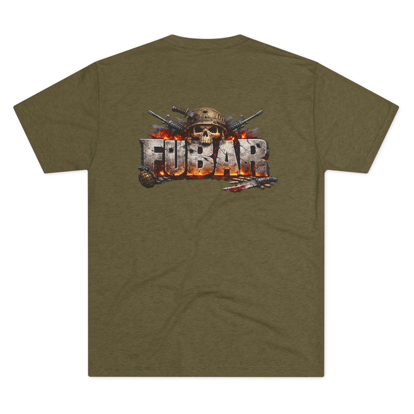 FUBAR Military Skull & Pin-Up Graphic Tee