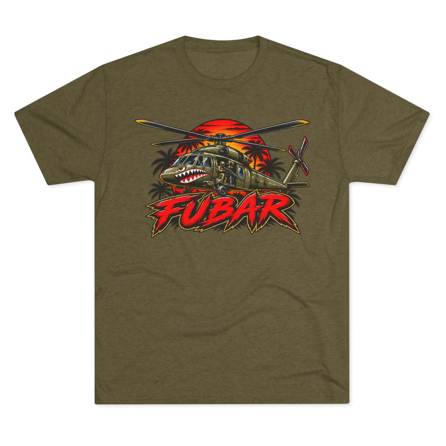 FUBAR Military Helicopter Tee
