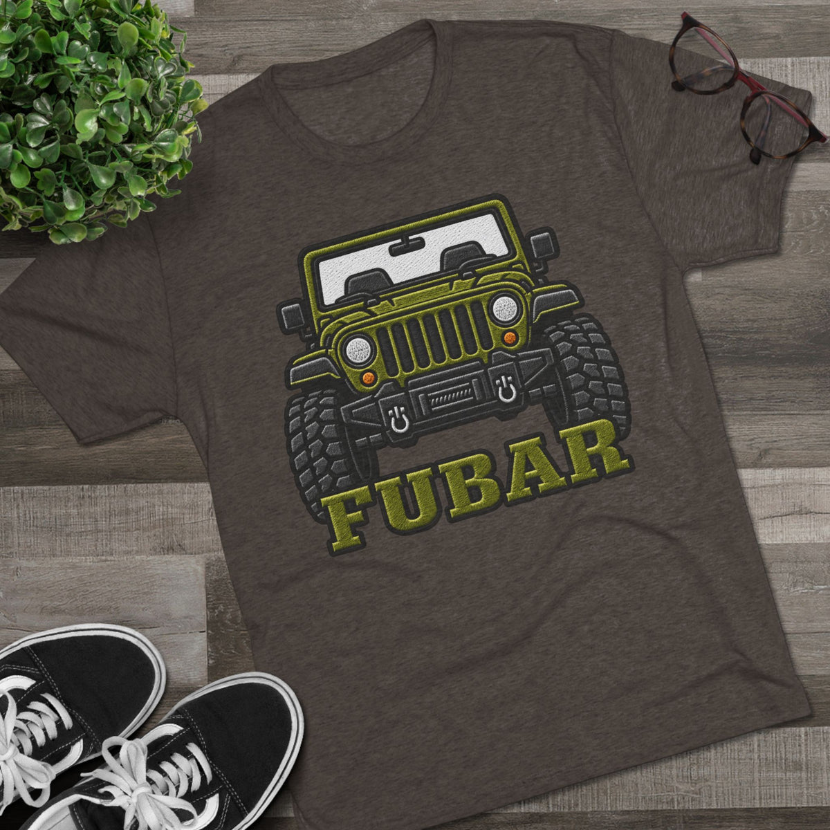 FUBAR Military Jeep T‑Shirt