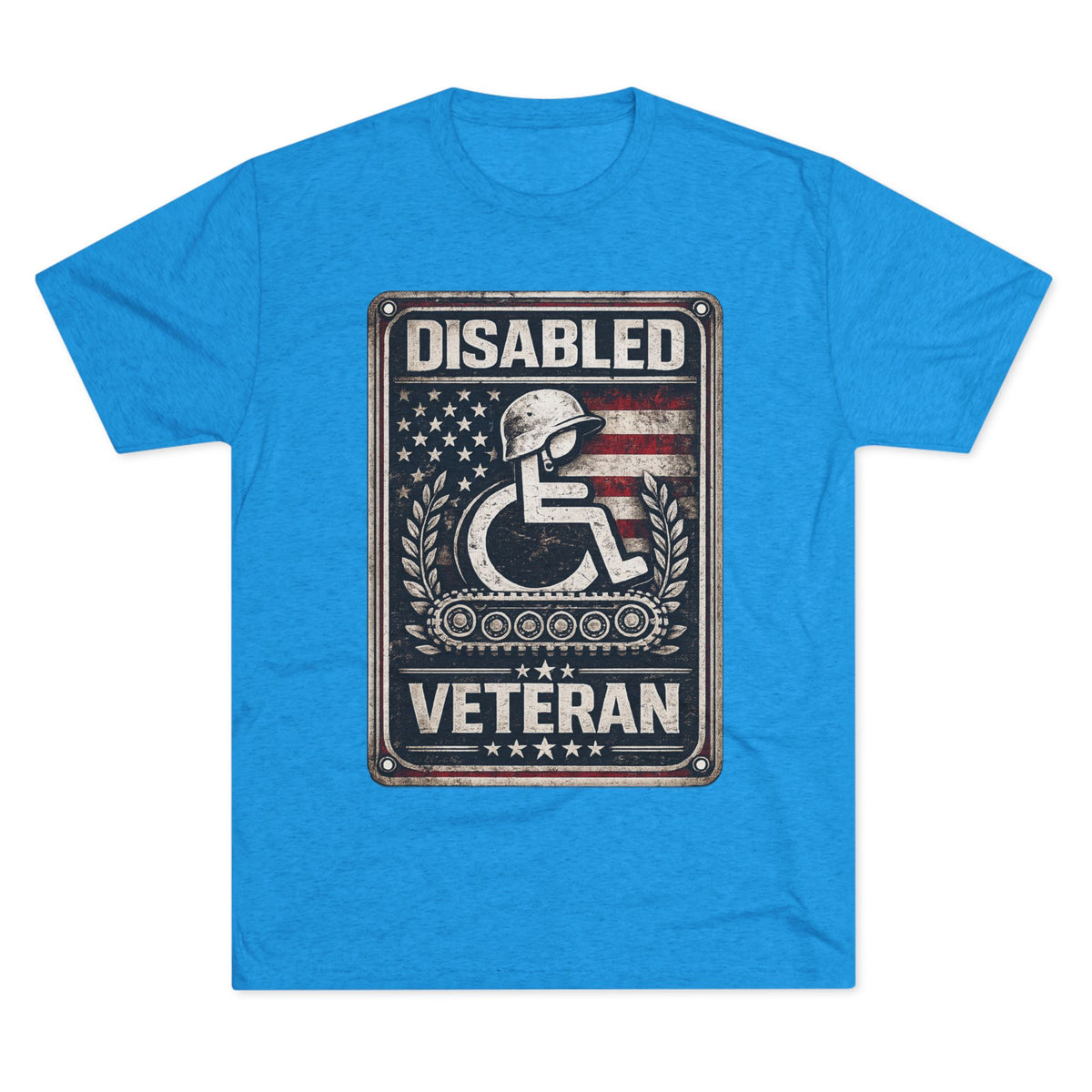 Disabled Veteran T-Shirt — I Say Random Offensive Shit” Back