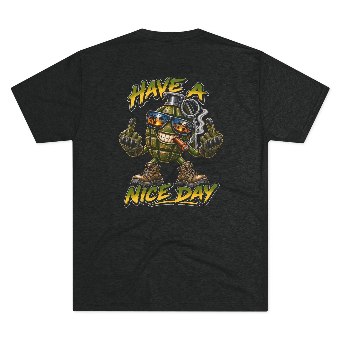 'Send It' RPG Girl & 'Have a Nice Day' Grenade Graphic