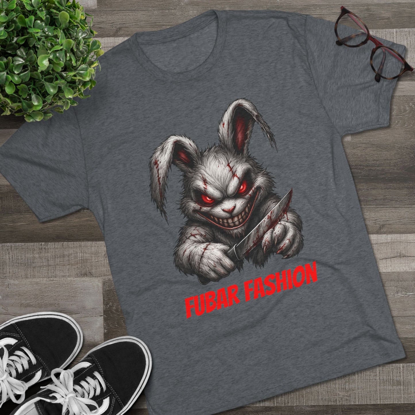 FUBAR Fashion Horror Bunny T‑Shirt