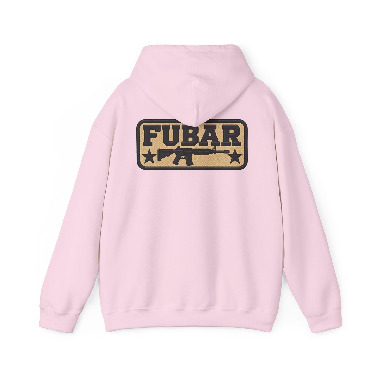 Military-Inspired Gun Graphic Pullover