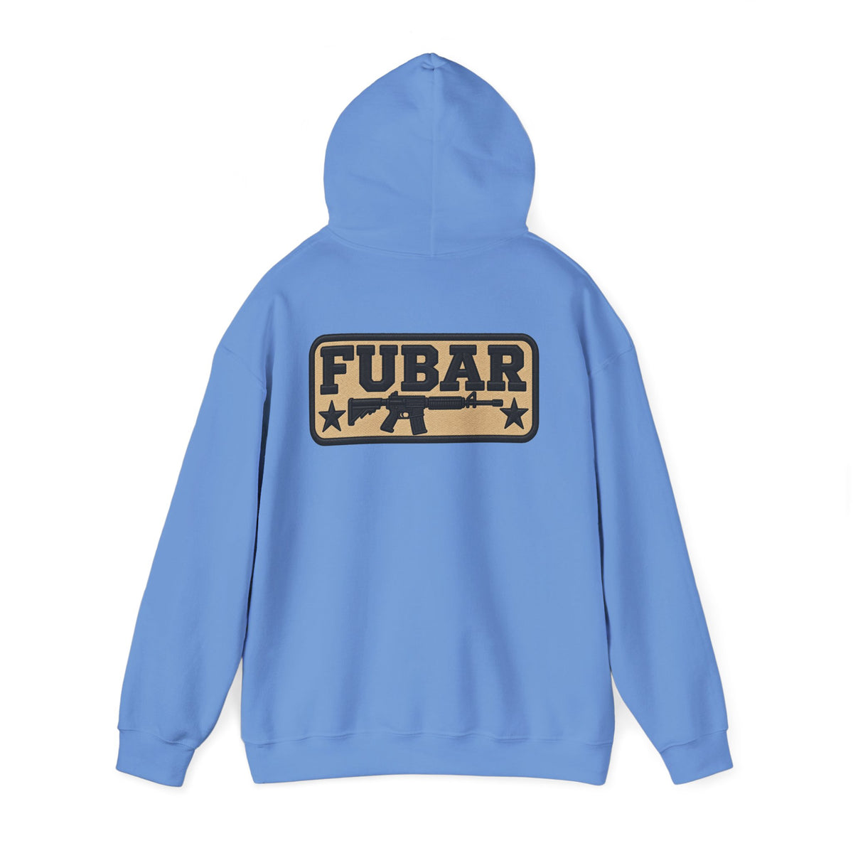 Military-Inspired Gun Graphic Pullover