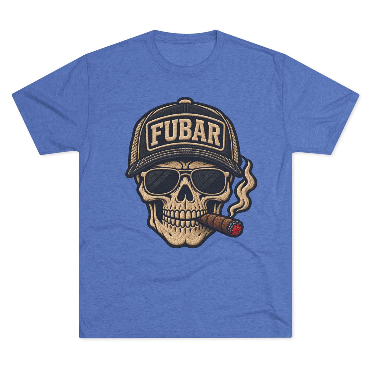 FUBAR Skull Cigar T-Shirt