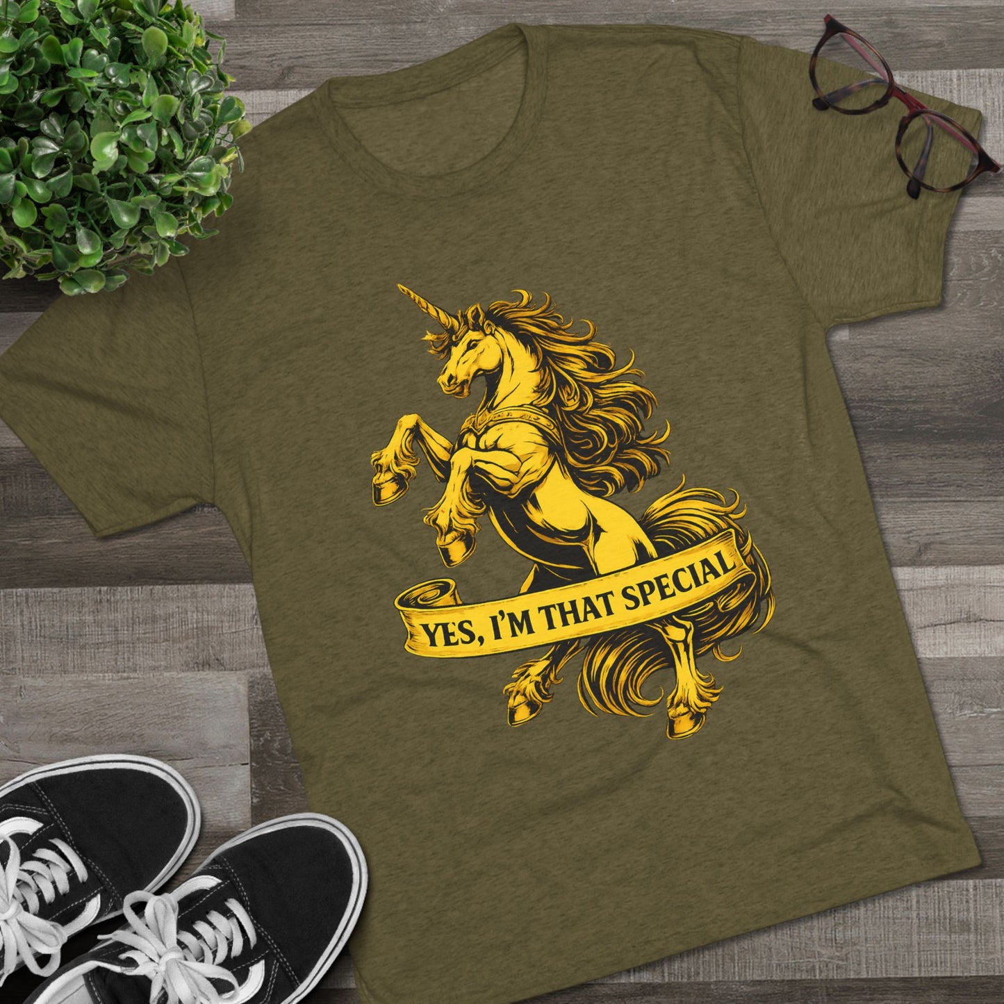 Yes I'm That Special Unicorn Tee — FUBAR Graphic Crew Shirt