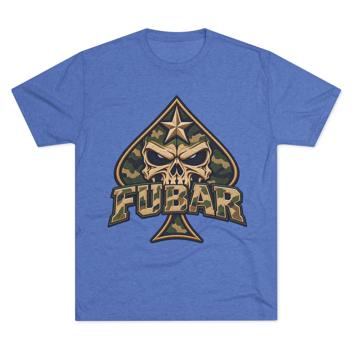 Military Ace Spade Graphic Shirt
