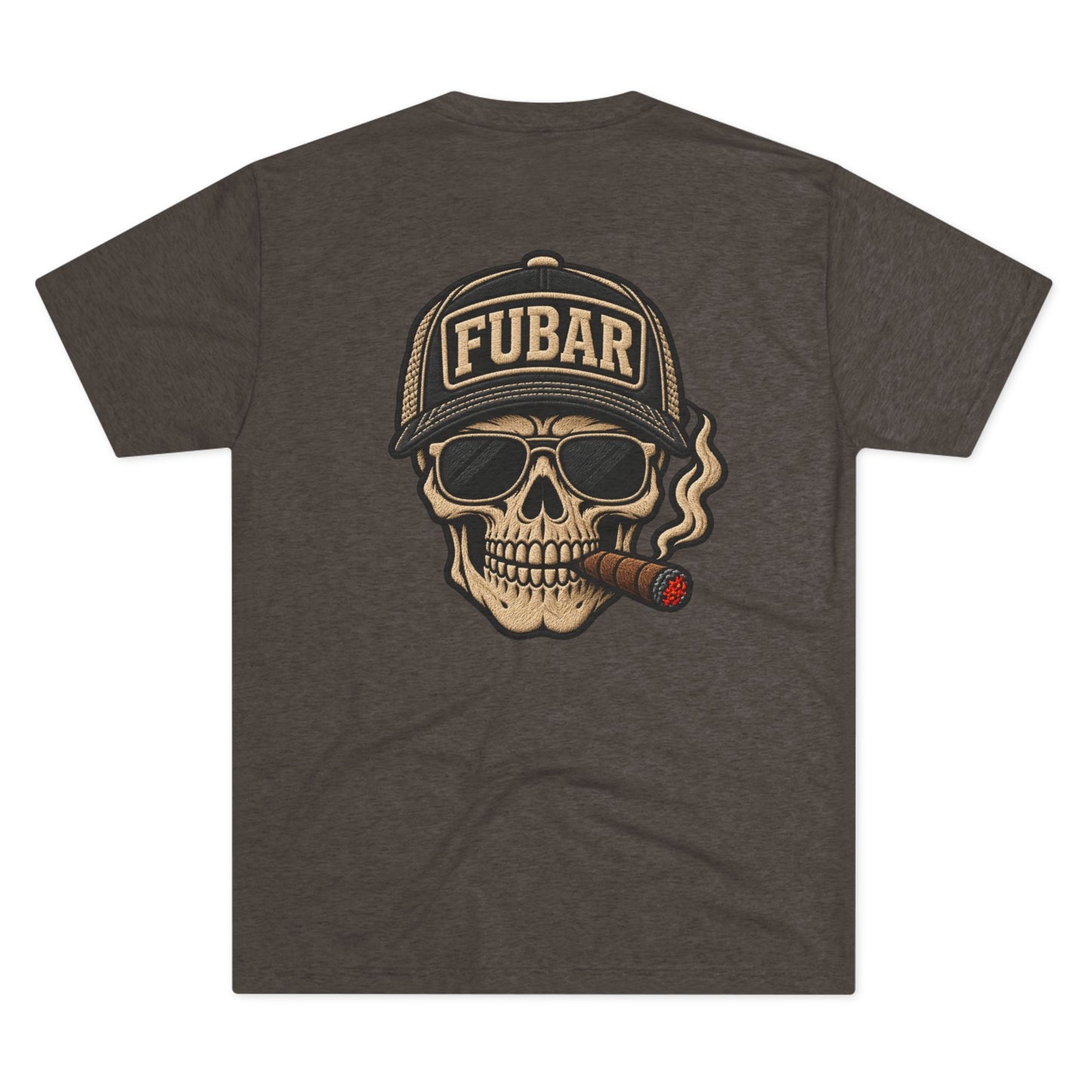 "I'd Tap That" with Skull Cigar FUBAR Back Graphic